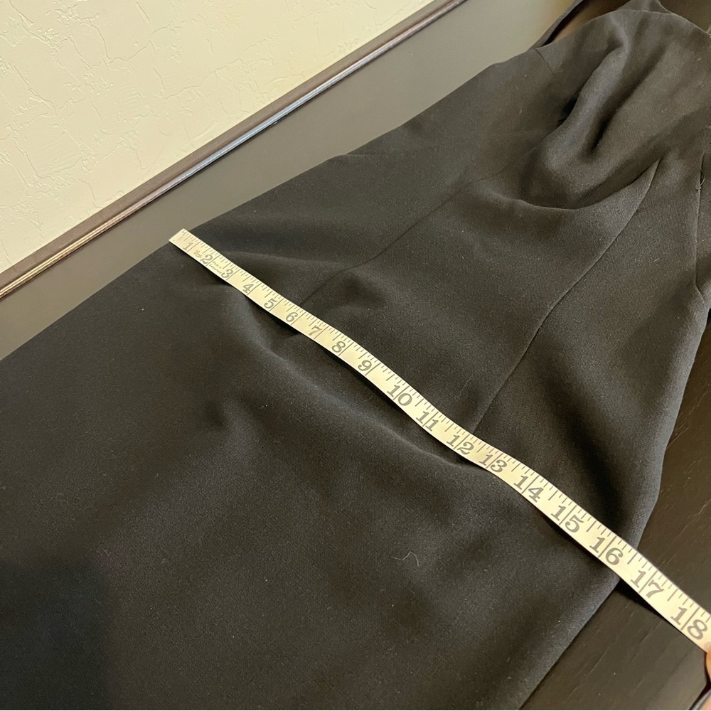 DOLCE&GABBANA 1998 VINTAGE BACKLESS MIDI TWEED DRESS, Black, size IT40/ US4 - Picture 13 of 17